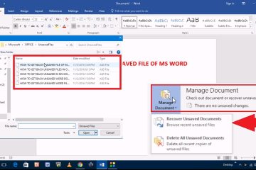 How to Recover an Unsaved Word Document
