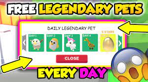 How to Get Free Legendary Pets in Adopt Me
